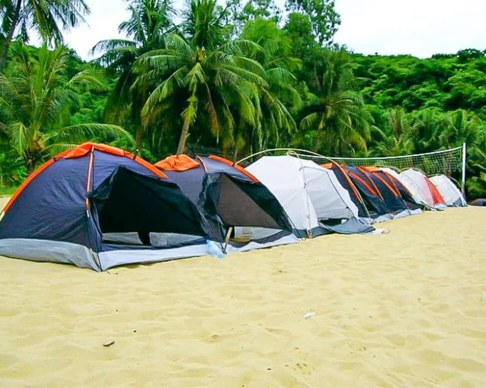 Cắm trại tại bãi rêu Nam Ô Đà Nẵng